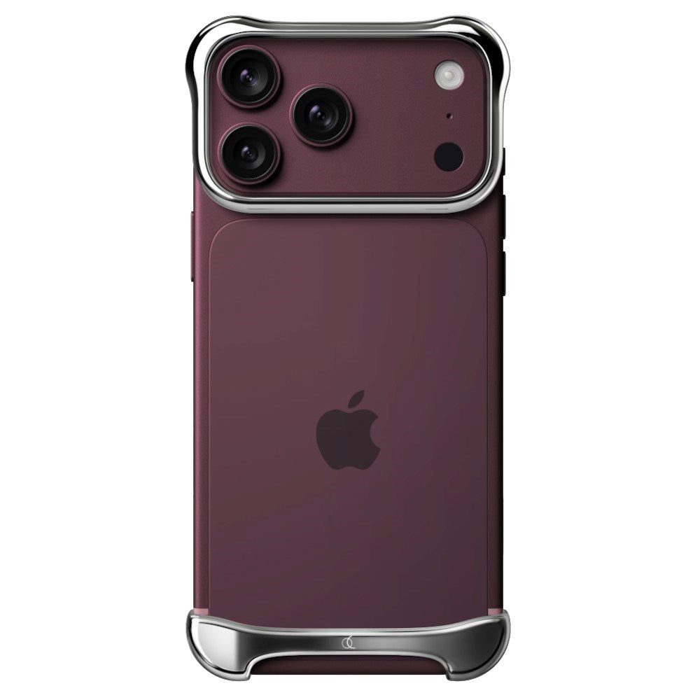 iPhone 18 Pro Arc Pulse Aluminum Bumper Skal - Silver