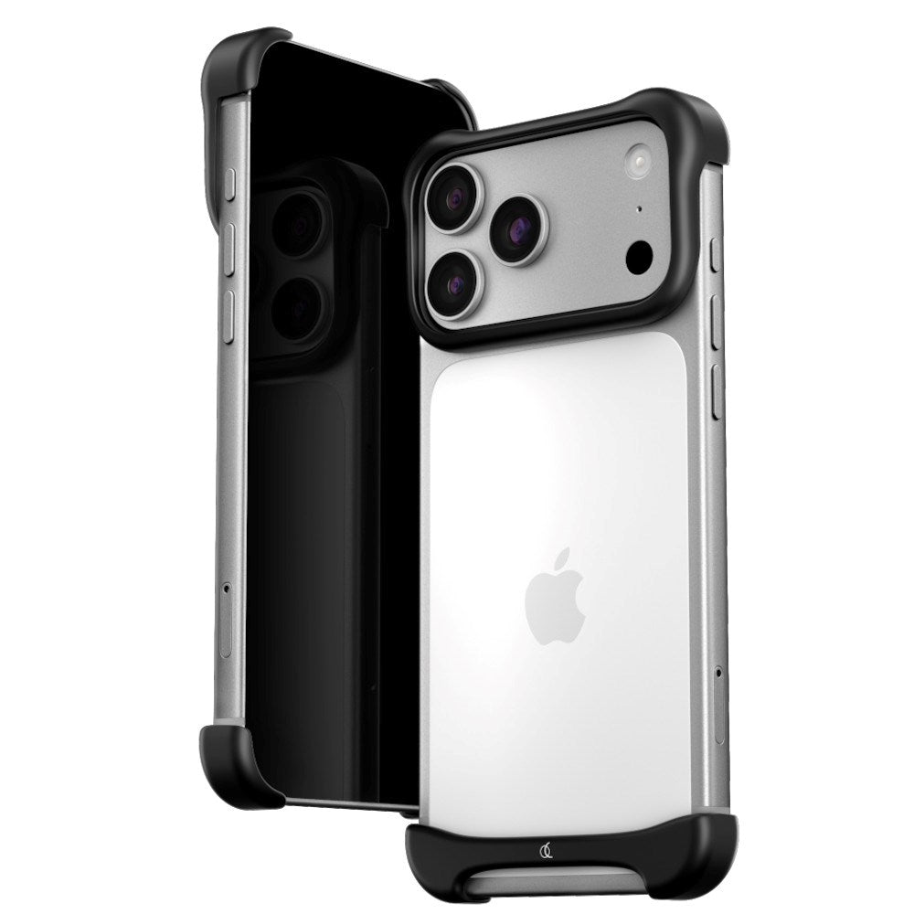iPhone 18 Pro Arc Pulse Aluminum Bumper Skal - Matte Black
