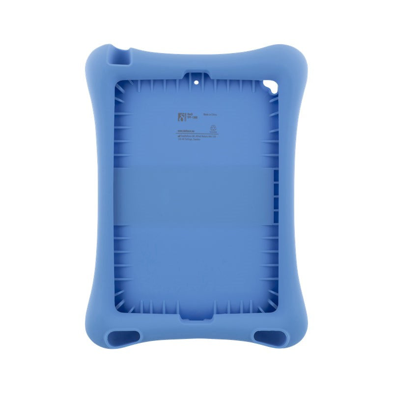 iPad Barnskal - Deltaco Hållbart Skal Silikon - Ljusblå