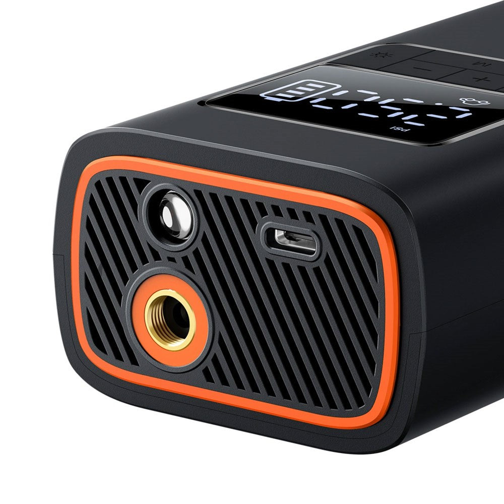 Baseus SuperMini Pro Kompressor med Batterier - Svart