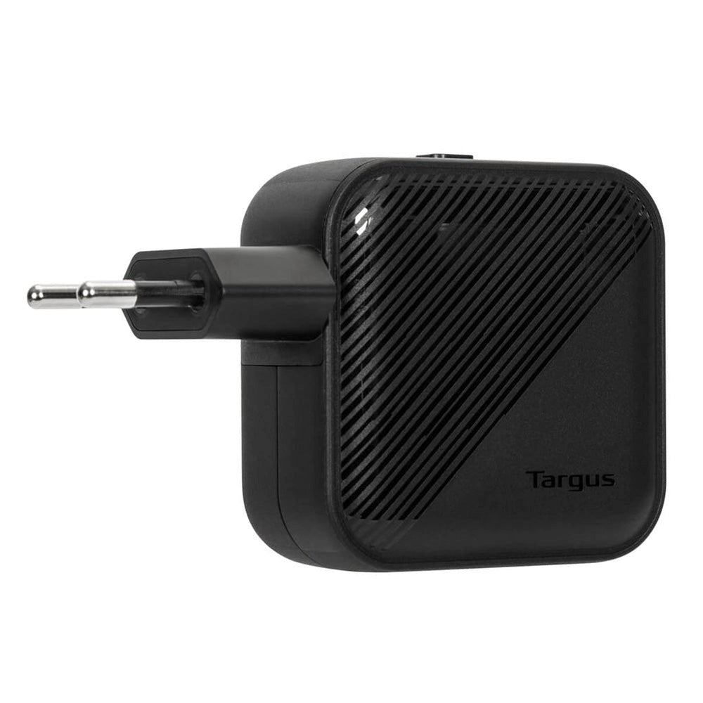 Targus 65W GaN PD Väggladdare med USB-C, USB-A och Reseadaptrar - Svart