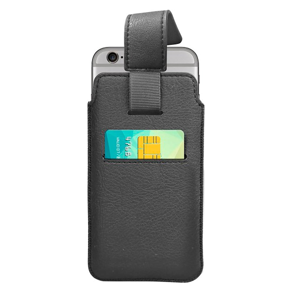 SBS Universal Sleeve med kortficka - (Max storlek: 158 x 78 x 8 mm) - Svart