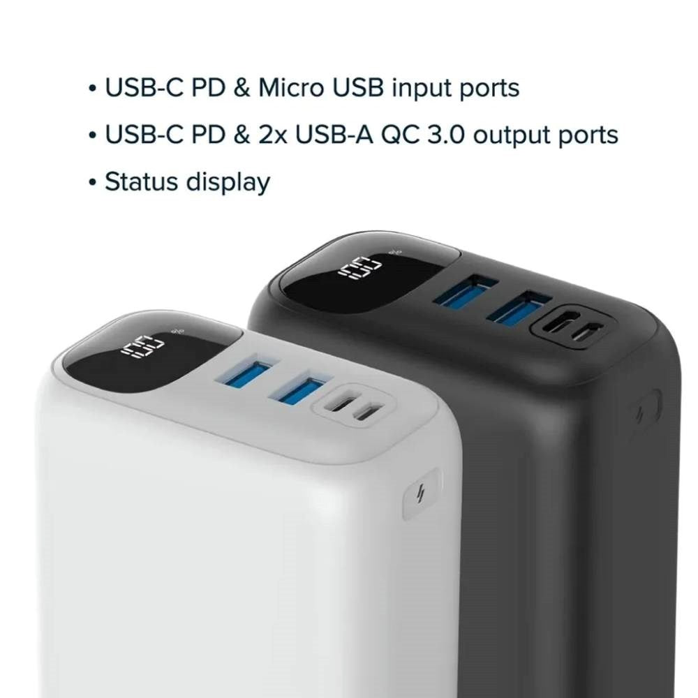 Canyon PB301 20W PowerBank - 30.000 mAh - Vit