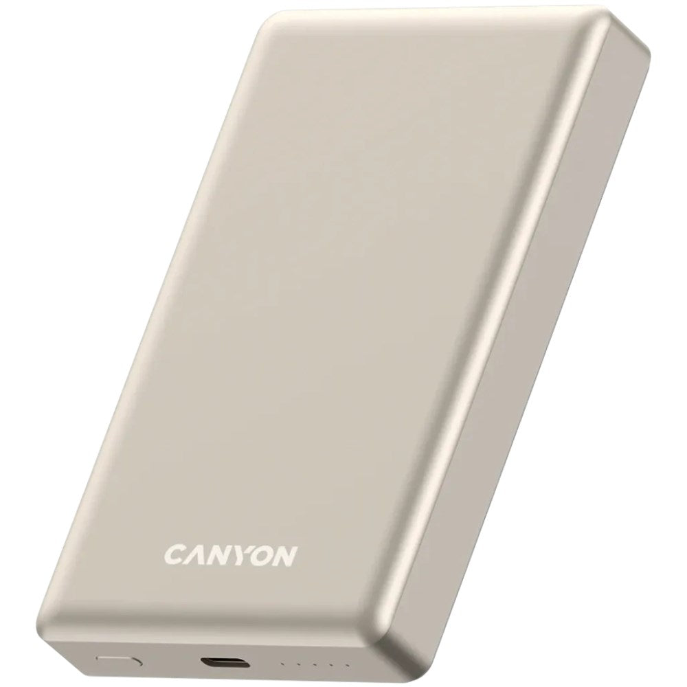Canyon OnPower 510 20W PowerBank - 10.000 mAh - MagSafe Kompatibel - Beige