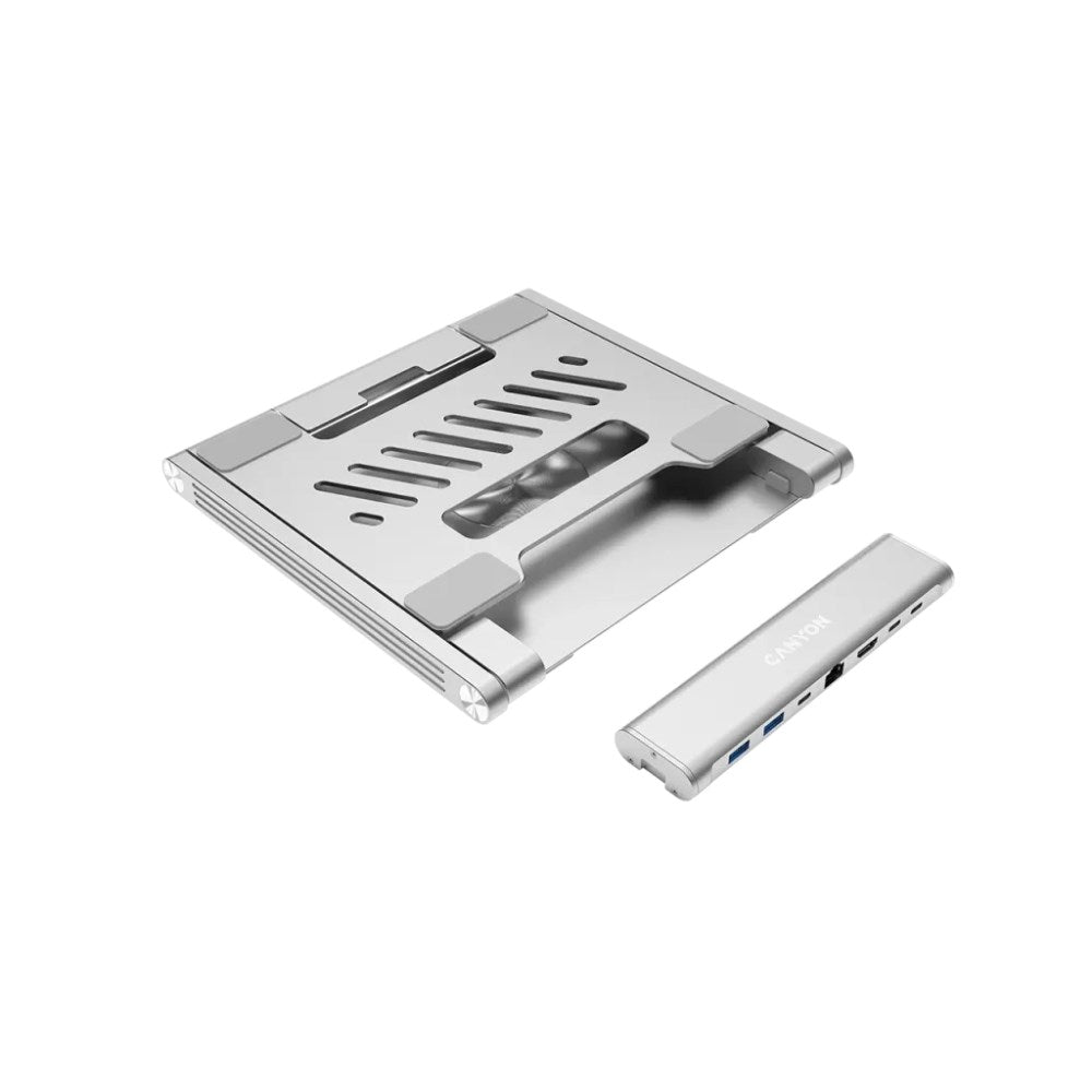 Canyon OnStand 2 6-i-1 USB-C Hub & Laptopställ - Grå