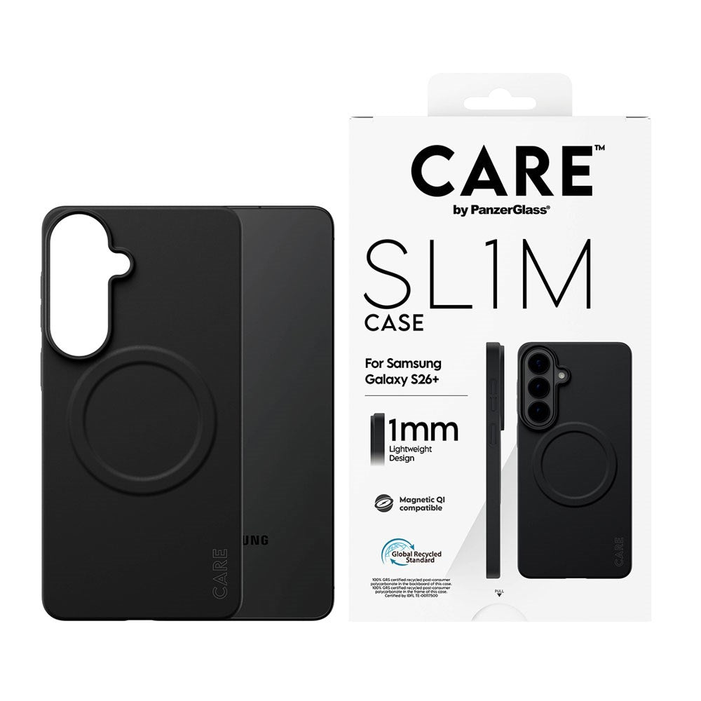 Samsung Galaxy S26+ (Plus) CARE by PanzerGlass SL1M Skal - Svart