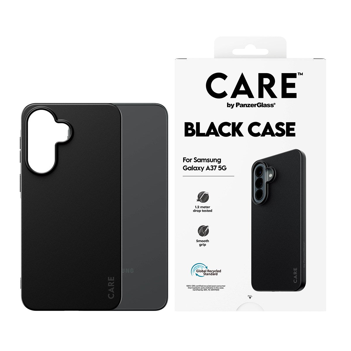Samsung Galaxy A37 CARE by PanzerGlass Fearlessly Fashionable Skal - Black