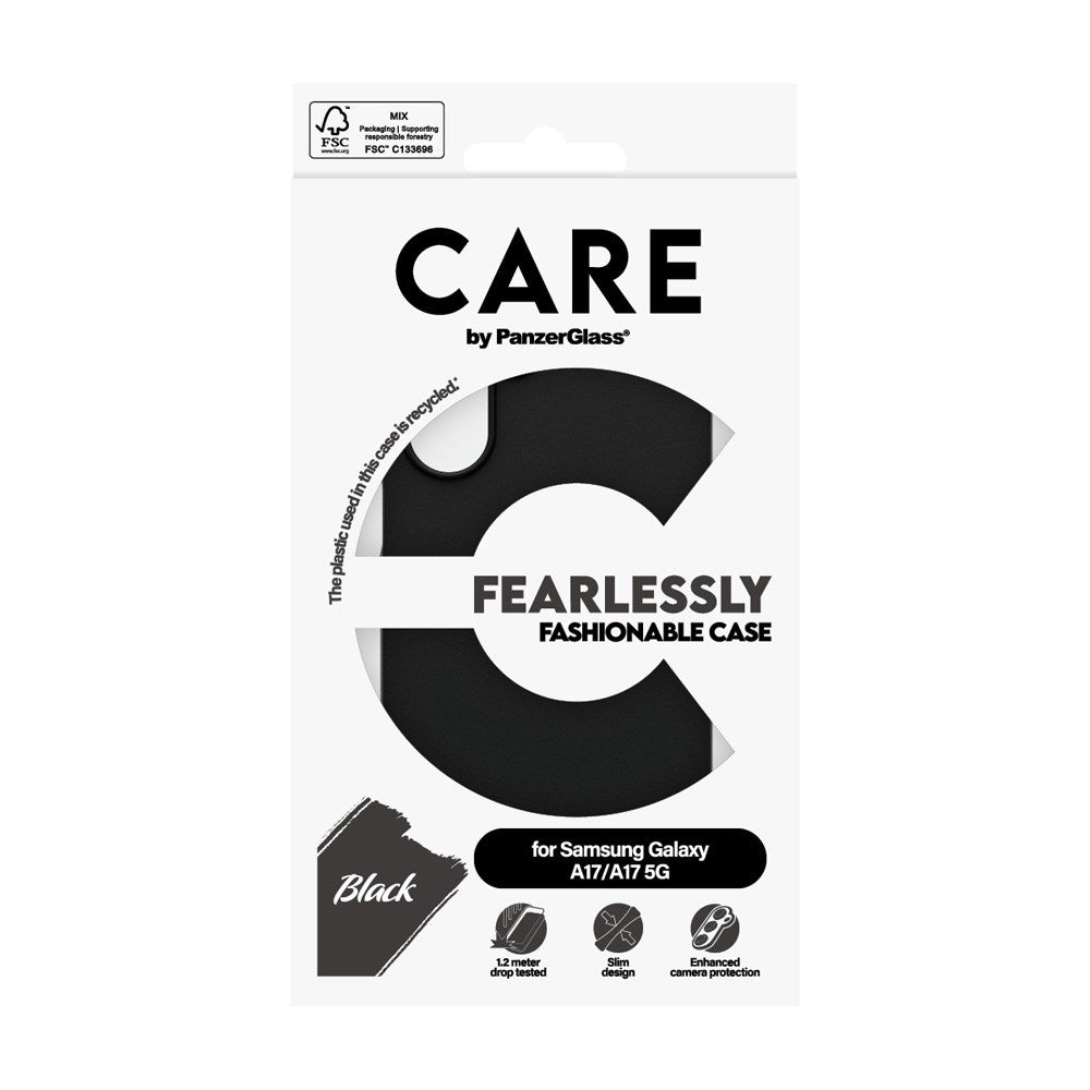 CARE by PanzerGlass Samsung Galaxy A17 (5G) FASHION Fearlessly Fashionable Skal - Black