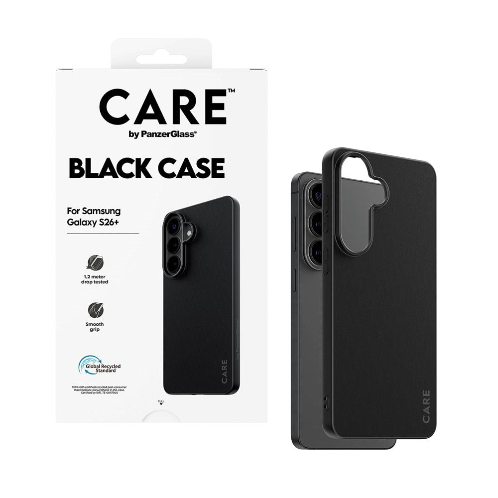 Samsung Galaxy S26+ (Plus) CARE by PanzerGlass Fearlessly Fashionable Skal - Black
