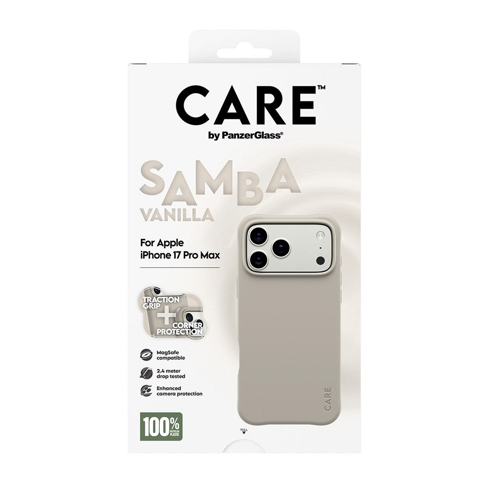 CARE by PanzerGlass iPhone 17 Pro Max Fashionable Samba Skal - MagSafe Kompatibel - Vanilla
