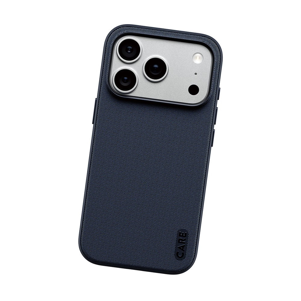 iPhone 18 Pro / 17 Pro CARE by PanzerGlass Fusion Fabric Skal - MagSafe Kompatibel - Blå