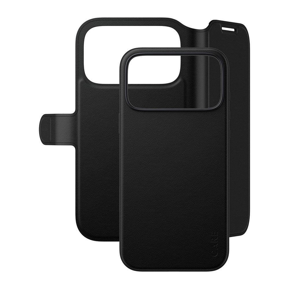 iPhone 18 Pro Max / 17 Pro Max CARE by PanzerGlass Feature Tango 2-i-1 Fodral med Plånbok - MagSafe Kompatibel - Svart
