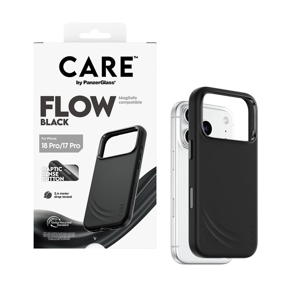 iPhone 18 Pro / 17 Pro CARE by PanzerGlass Feature Flow Skal - MagSafe Kompatibel - Svart