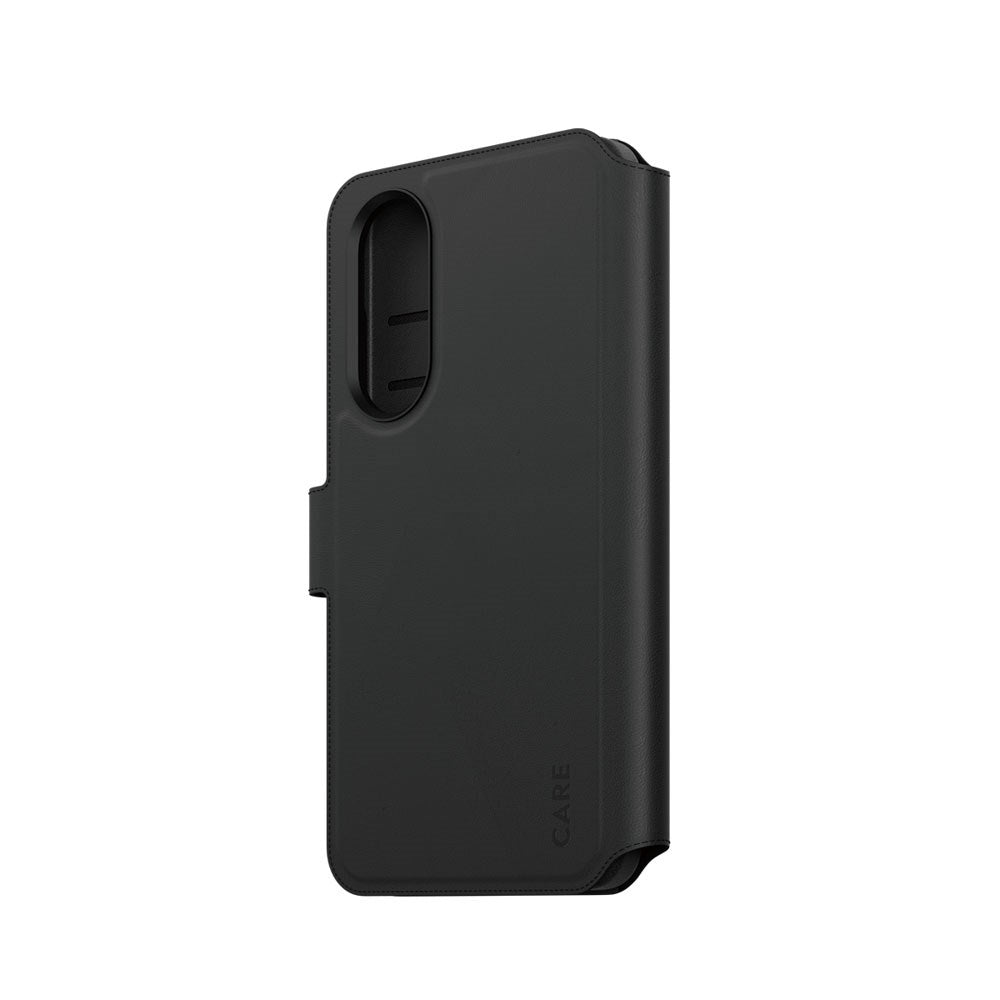 CARE by PanzerGlass Samsung Galaxy S25 Edge Feature Tango 2-i-1 Skal med Plånbok - Svart