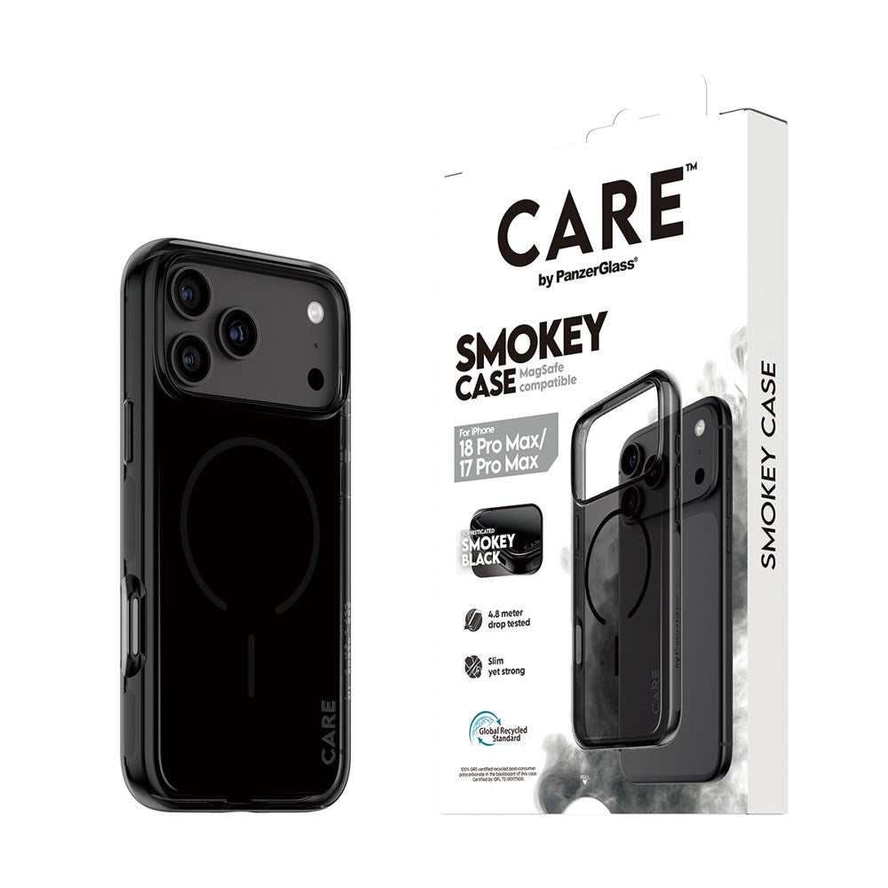 iPhone 18 Pro Max / 17 Pro Max CARE by PanzerGlass FLAGSHIP Urban Explorer Skal - MagSafe Kompatibel - Smokey Black