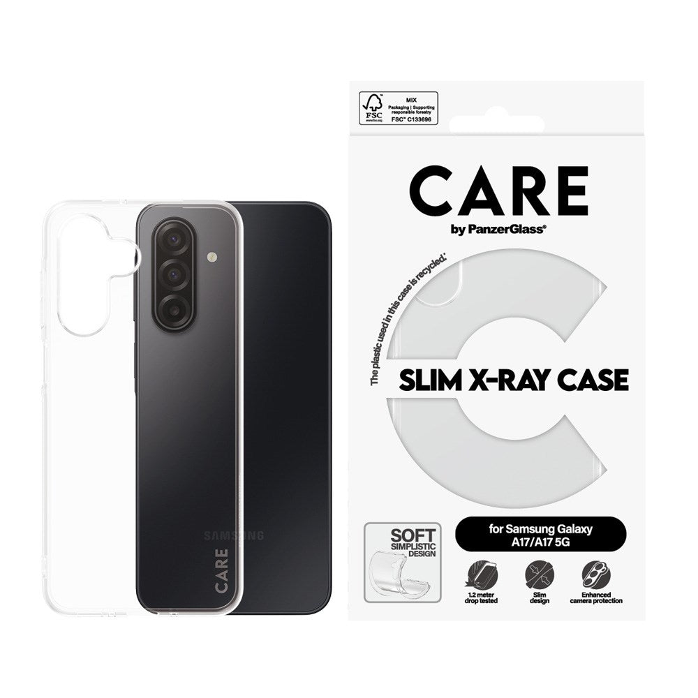CARE by PanzerGlass Samsung Galaxy A17 (5G) FASHION X-Ray Soft Basic Skal - Genomskinlig