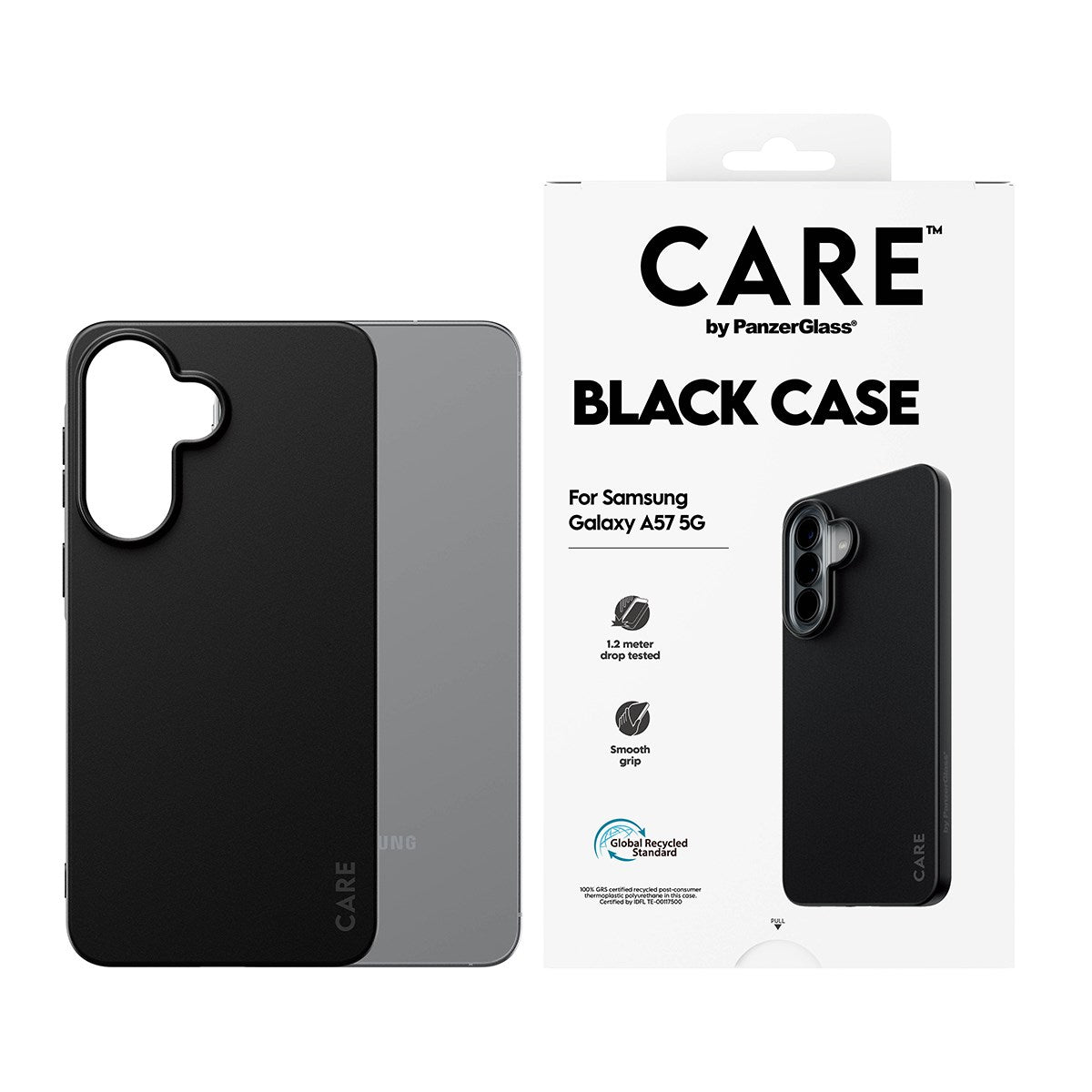 Samsung Galaxy A57 CARE by PanzerGlass Fearlessly Fashionable Skal - Black