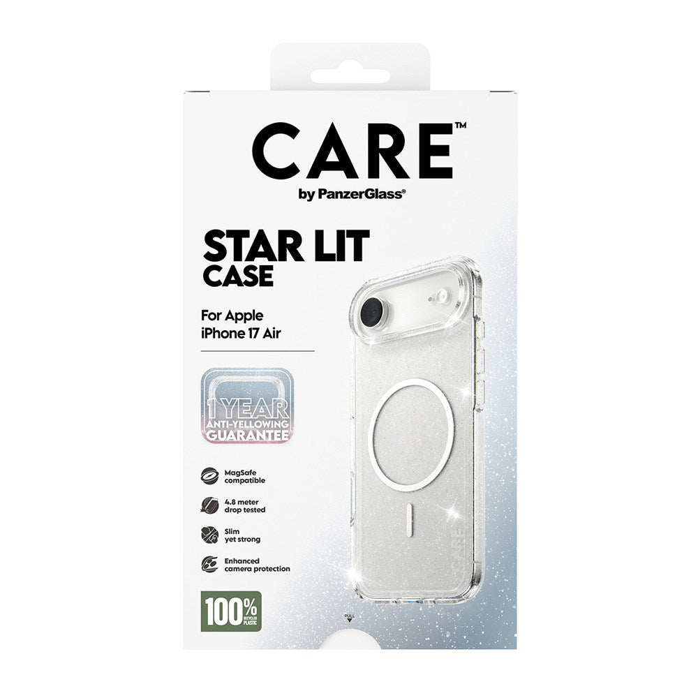 CARE by PanzerGlass iPhone Air FLAGSHIP Urban Explorer Skal - MagSafe Kompatibel - Transparent / Star Lit