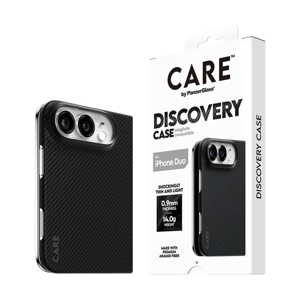 iPhone Duo CARE by PanzerGlass Crossfire Skal - MagSafe Kompatibel - Svart