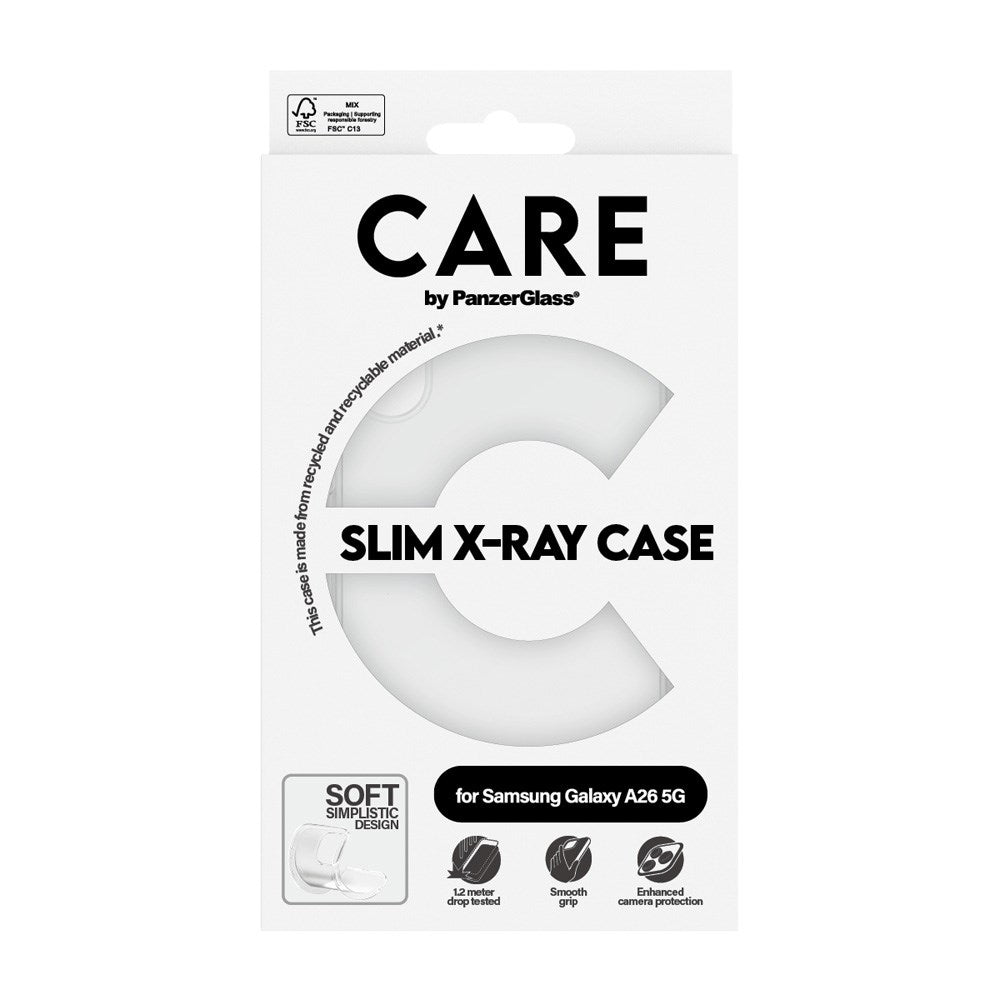 CARE by PanzerGlass Samsung Galaxy A26 (5G) FASHION X-Ray Soft Basic Skal - Genomskinlig