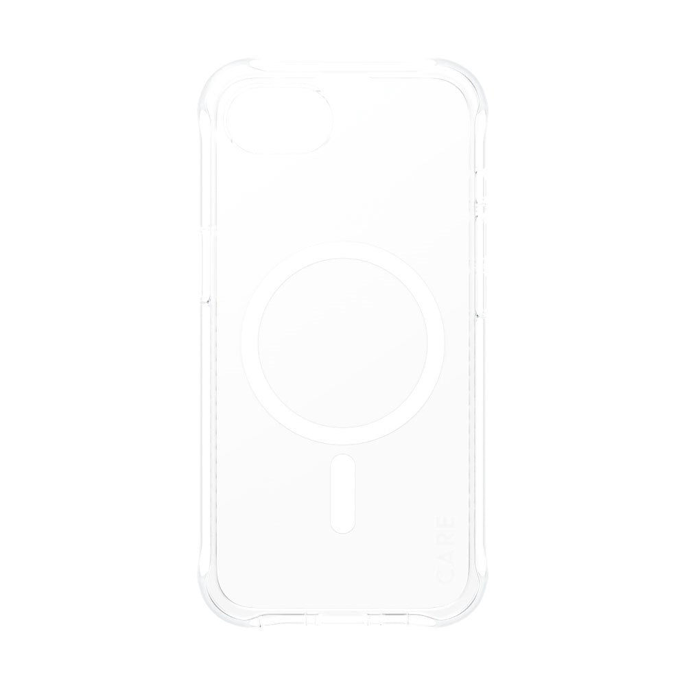 CARE by PanzerGlass iPhone 16e Fashionable Samba Skal - MagSafe Kompatibel - Genomskinlig / Vit