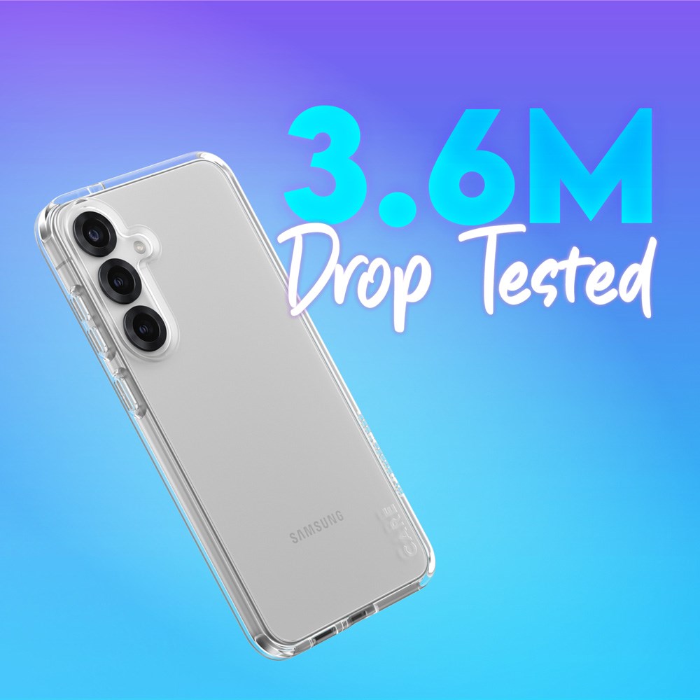 CARE by PanzerGlass Samsung Galaxy S25+ (Plus) FLAGSHIP Urban Combat Skal - Genomskinlig