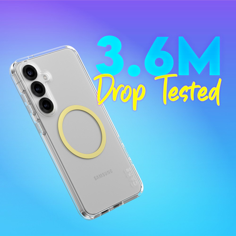 CARE by PanzerGlass Samsung Galaxy S25+ (Plus) FLAGSHIP Urban Combat Skal - Qi Kompatibel - Genomskinlig / Chardonnay