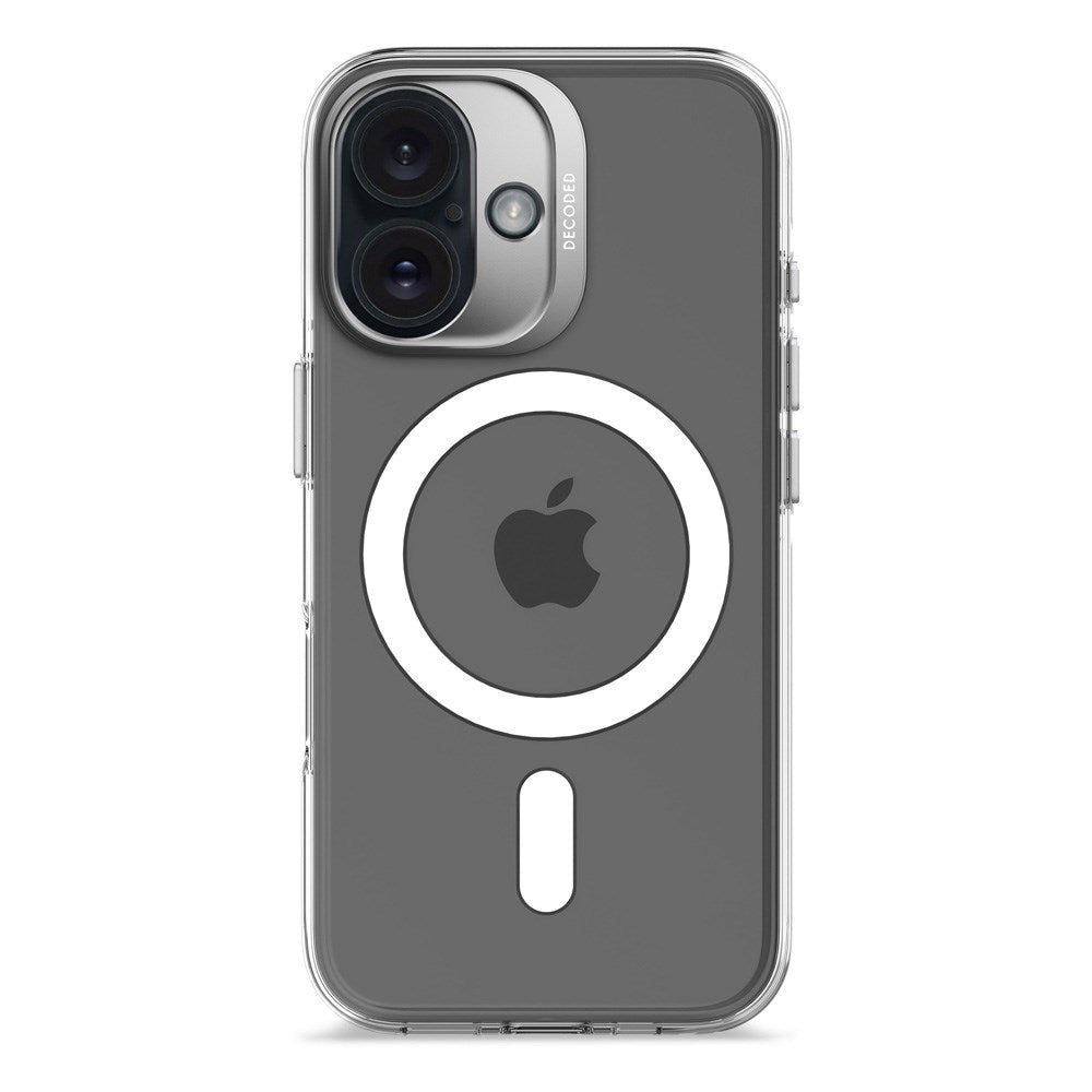 Decoded iPhone 16 Clear Case - 100% Återvunnen Plast - MagSafe-kompatibel - Transparent
