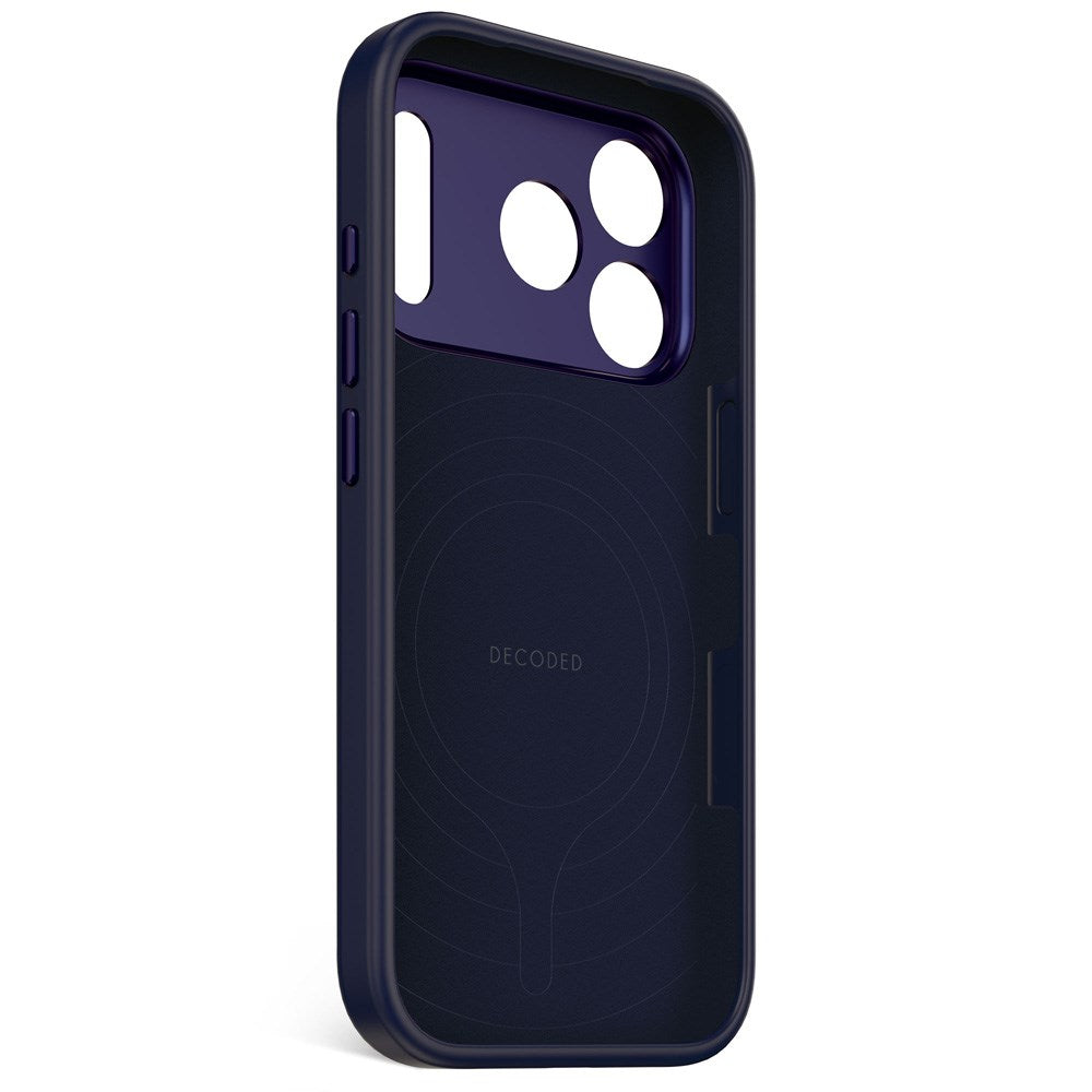 Decoded iPhone 17 Pro AntiMicrobial Silikon Skal - MagSafe Kompatibel - True Navy