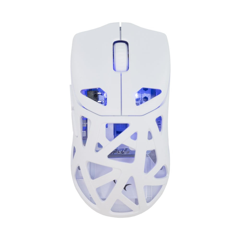 White Shark DAGONET Trådlös Gaming Mus - 6D / 24000 DPI - Vit