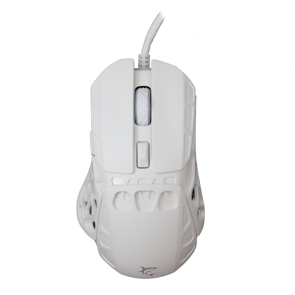 White Shark ECTOR Gaming Mus - 7D / 12400 DPI - Vit