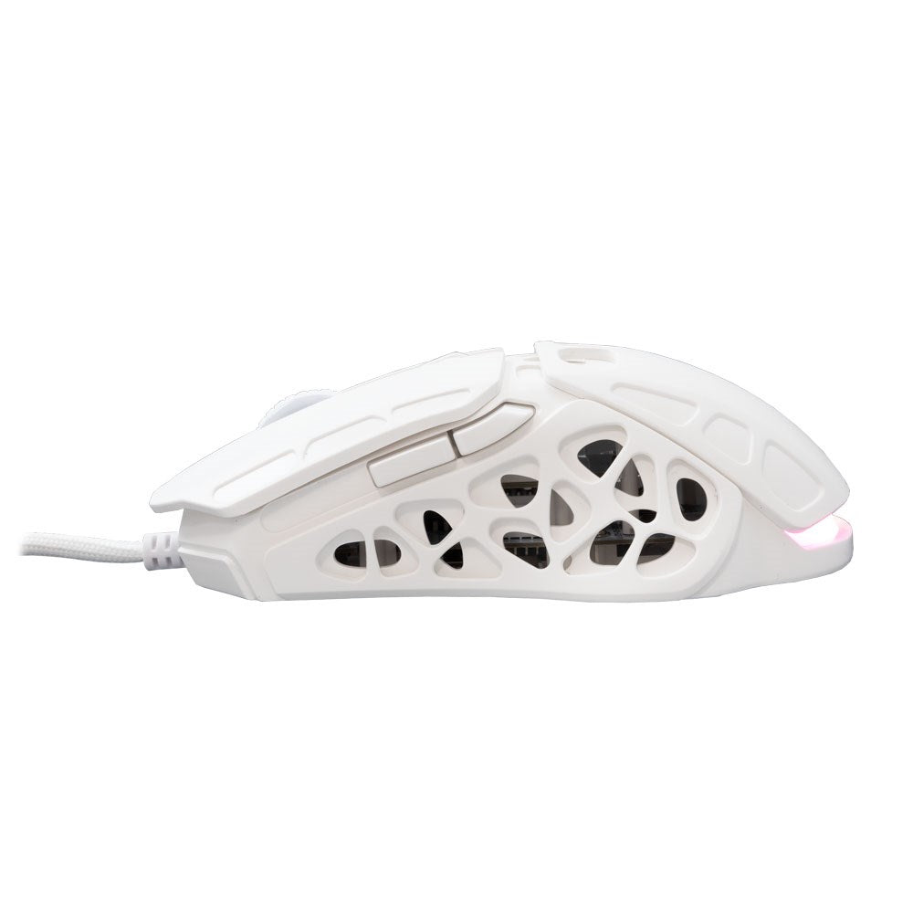 White Shark ECTOR Gaming Mus - 7D / 12400 DPI - Vit