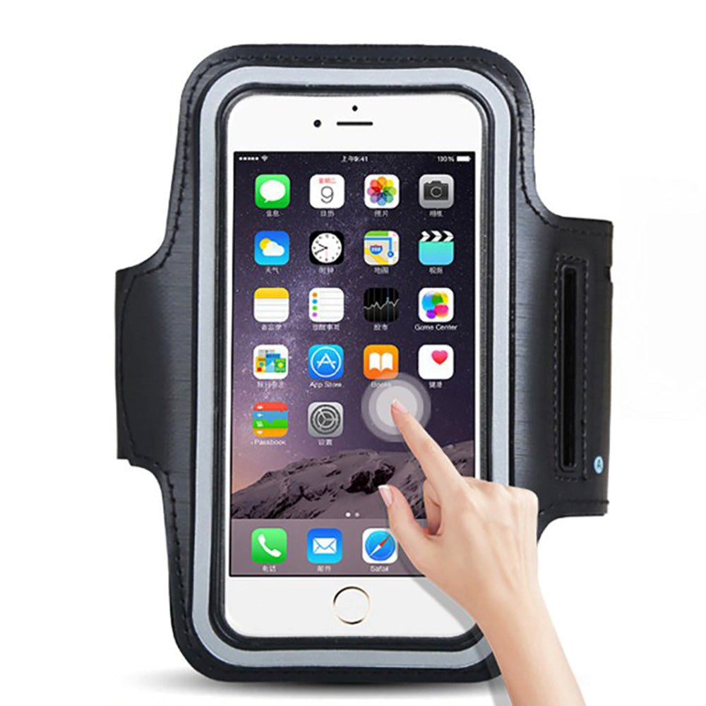 Universal Sport Löpararmband Hurtel (Max. Mobil: 155 x 85 mm) - Svart