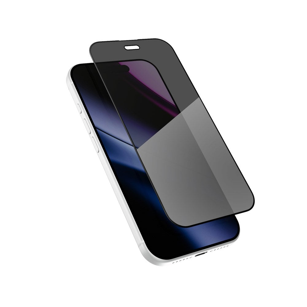 iPhone 18 Pro Max Epico Privacy AntiReflective Glass 3D Skärmskyddsglas m. Monteringsram - Transparent