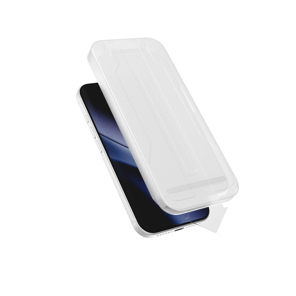 iPhone 18 Pro Max Epico Privacy AntiReflective Glass 3D Skärmskyddsglas m. Monteringsram - Transparent