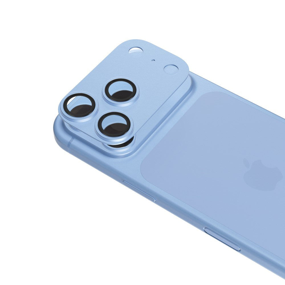 iPhone 18 Pro Max Epico Aluminium Kameralinsskydd - Blå