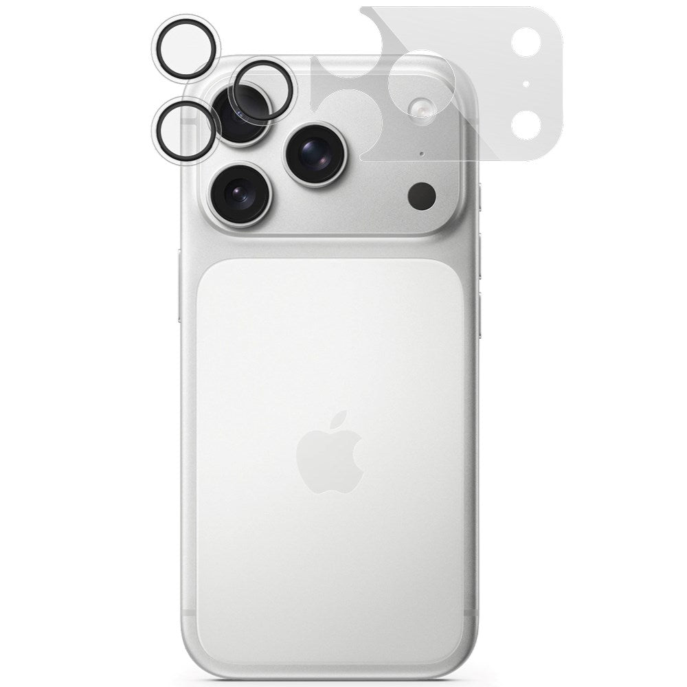 iPhone 18 Pro Max Epico Kameralinsskydd med Enstegsapplikator - Genomskinlig