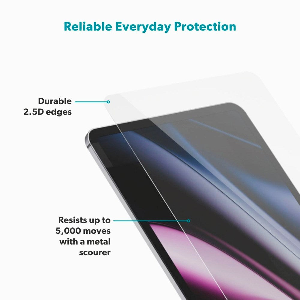 iPad Pro 13" (2025 / 2024) Epico Skärmskyddsglas m. Installationsram - Genomskinlig