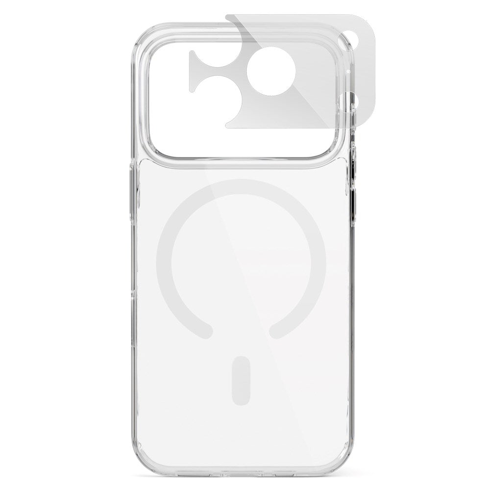 iPhone 18 Pro / 17 Pro Epico Hero Mag+ Skal med Kameraskydd - MagSafe Kompatibel - Genomskinlig