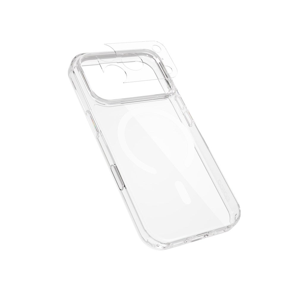 iPhone 18 Pro / 17 Pro Epico Hero Mag+ Skal med Kameraskydd - MagSafe Kompatibel - Genomskinlig