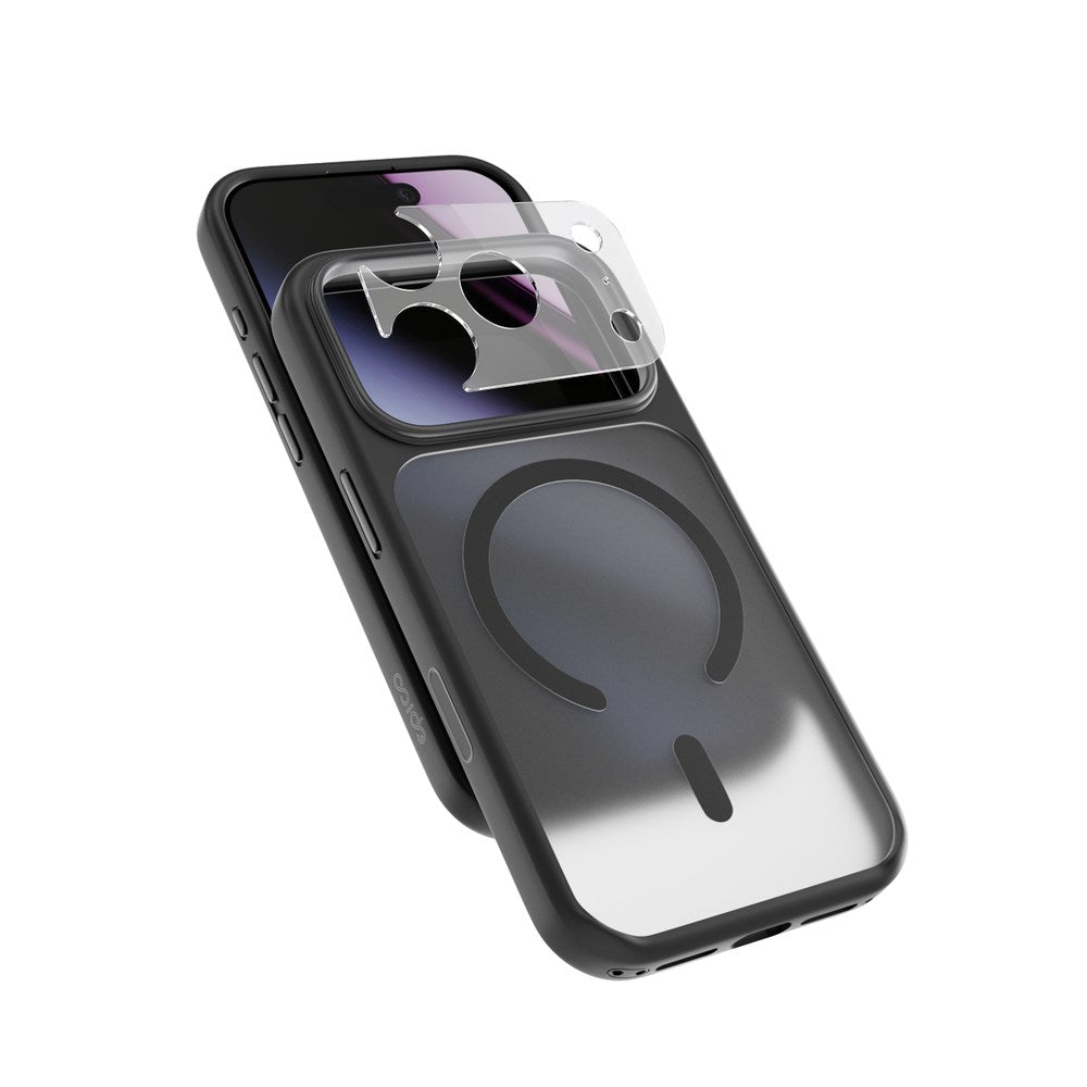 iPhone 18 Pro / 17 Pro Epico HeroMatte Pro Mag+ Skal m. Kameraskydd - MagSafe Kompatibel - Svart