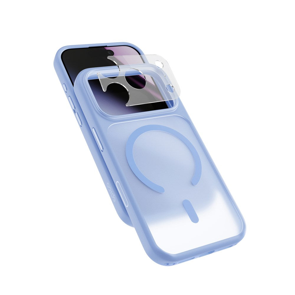 iPhone 18 Pro / 17 Pro Epico HeroMatte Pro Mag+ Skal m. Kameraskydd - MagSafe Kompatibel - Blå