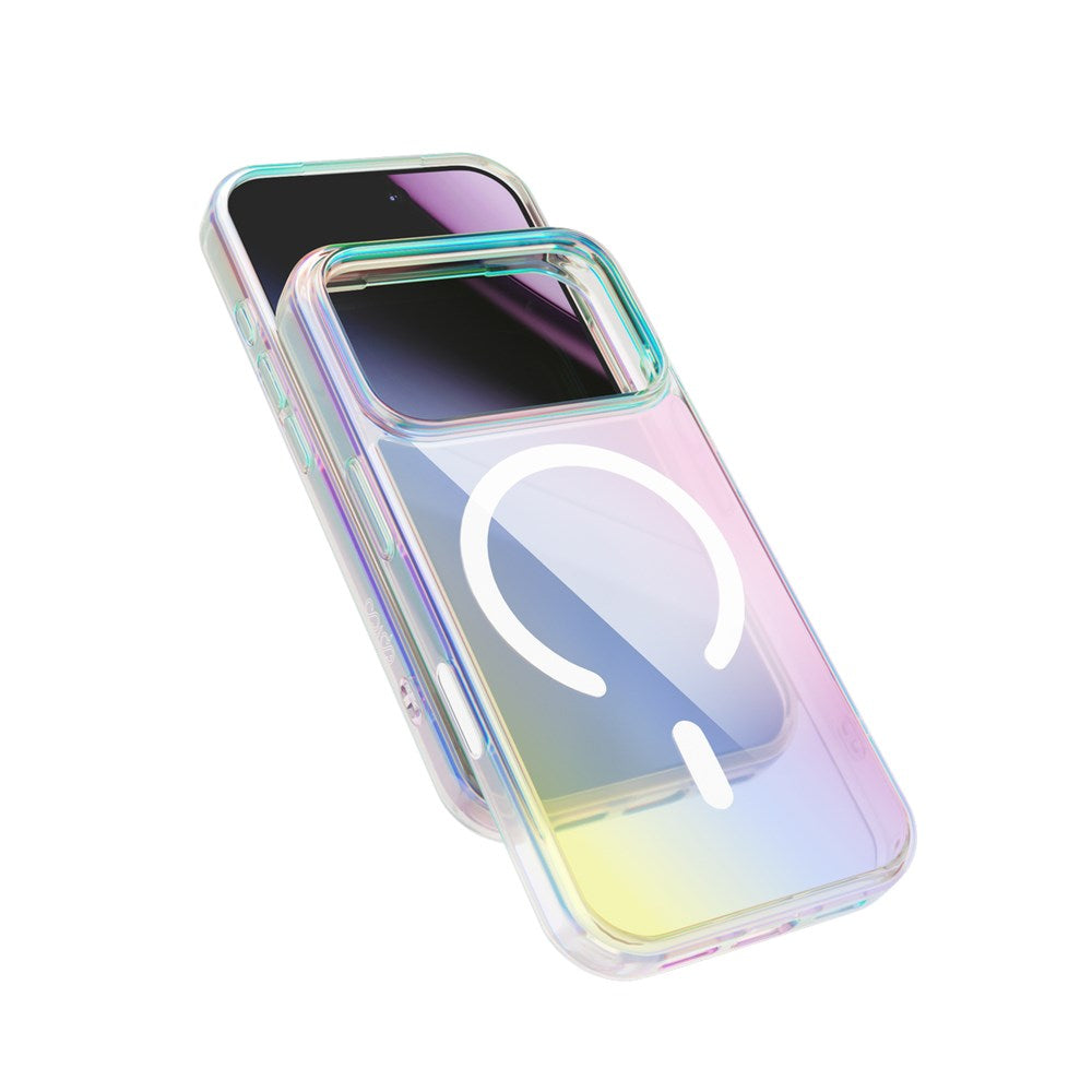 iPhone 18 Pro / 17 Pro Epico Holographic Hero Mag+ Skal m. Kameraskydd - MagSafe Kompatibel - Holographic