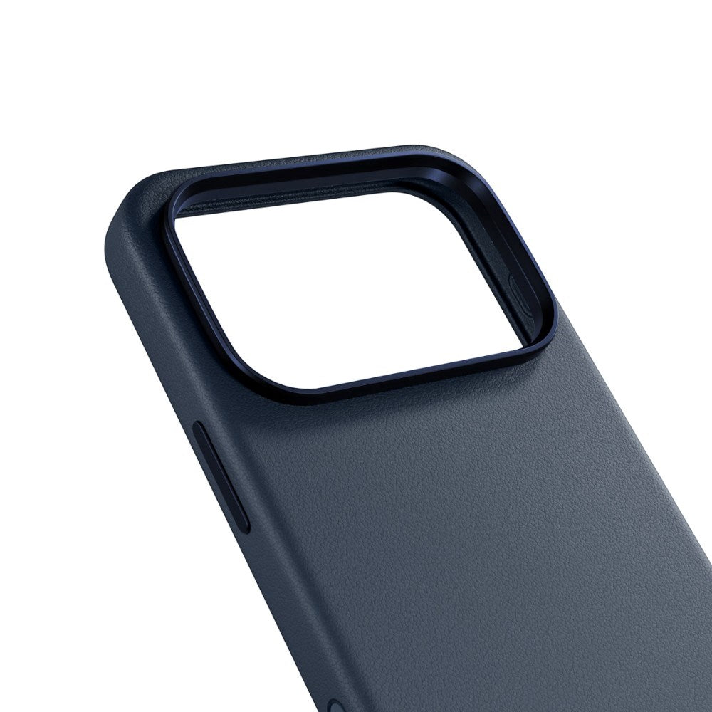 iPhone 18 Pro Max / 17 Pro Max Epico Leather Pro Mag+ Skal m. Kameraskydd - MagSafe Kompatibel - Blå