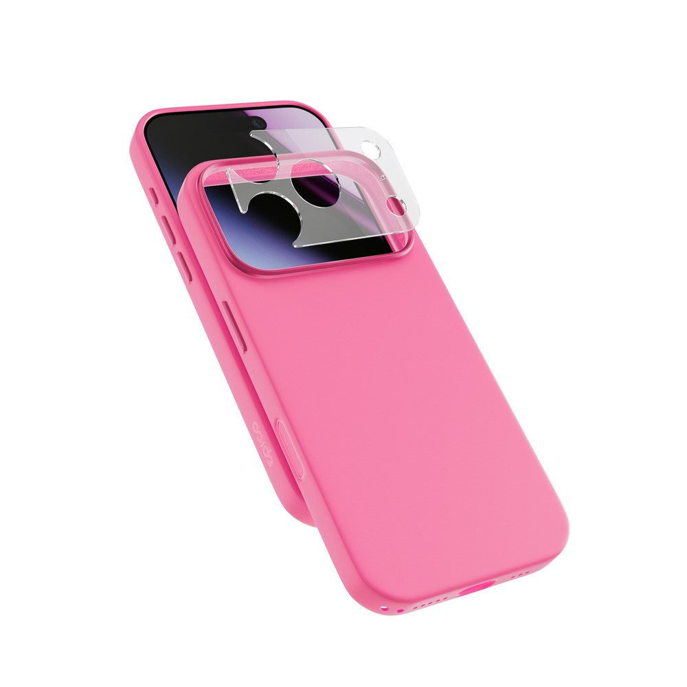 iPhone 18 Pro Max / 17 Pro Max Epico Silicone Pro Mag+ Skal m. Kameraskydd - MagSafe Kompatibel - Rosa