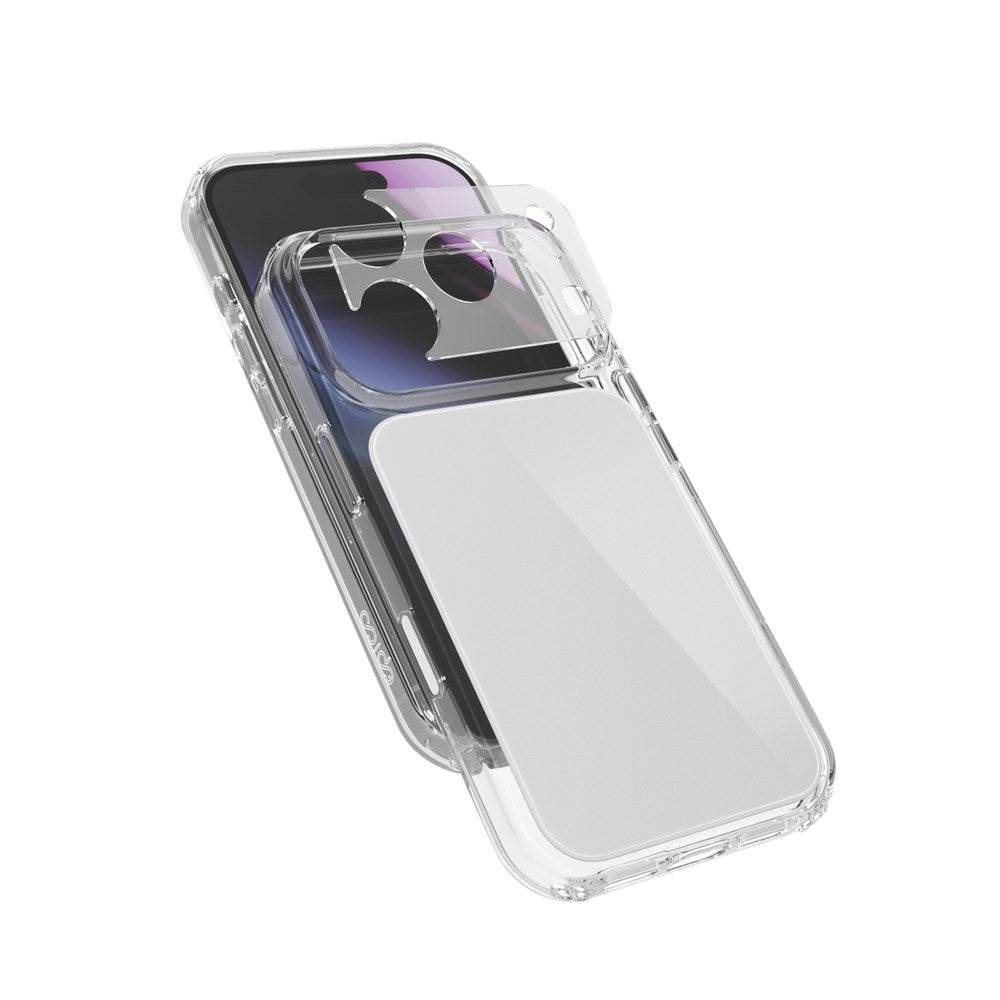 iPhone 18 Pro Max / 17 Pro Max Epico Tile Mag+ Skal m. Kameraskydd - MagSafe Kompatibel - Grå