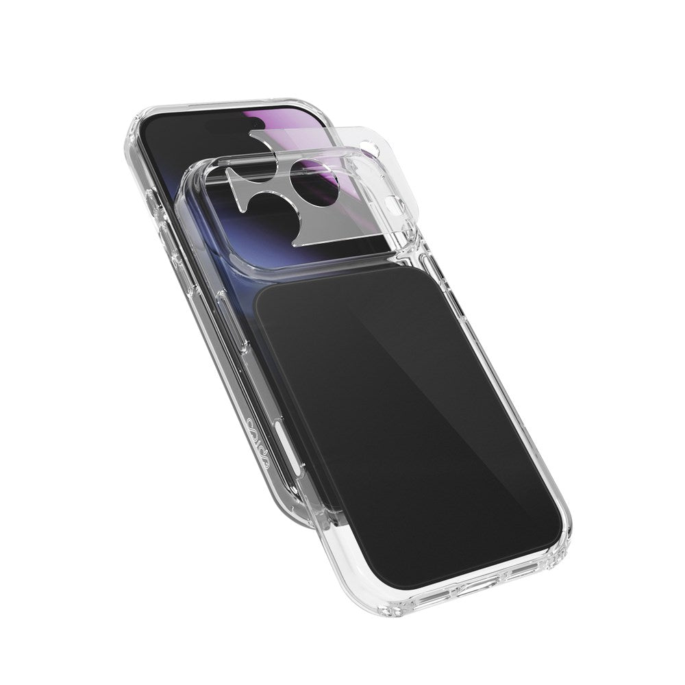 iPhone 18 Pro / 17 Pro Epico Tile Mag+ Skal m. Kameraskydd - MagSafe Kompatibel - Svart