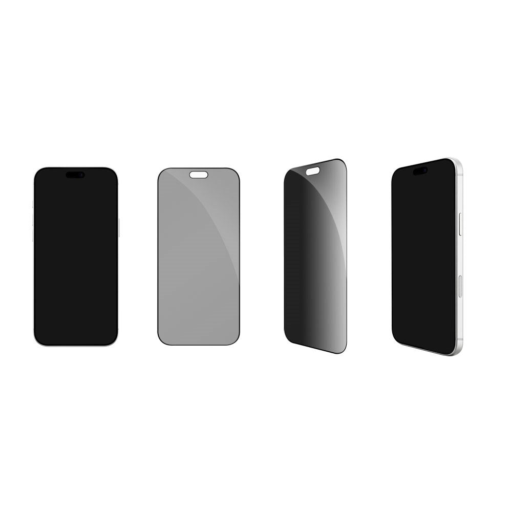 iPhone 18 Pro dbramante1928 Eco-Shield Privacy Skärmskydd med Installationsram - Genomskinlig