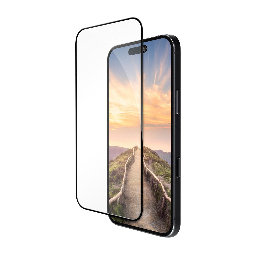 iPhone 17 dbramante1928 Eco-Shield Skärmskydd med Installationsram - Svart Kant