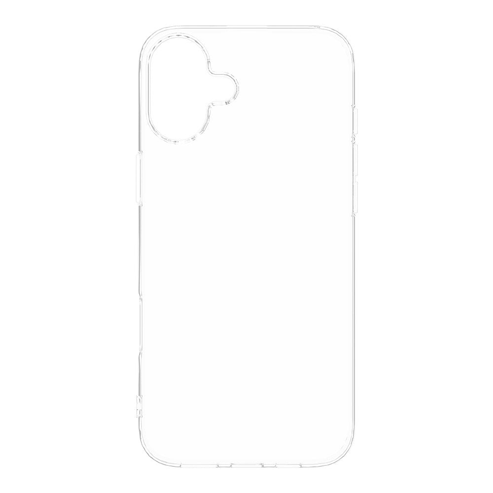 eSTUFF iPhone 16 INFINITE VIENNA Flexibelt Plastskal - 100% Återvunnen Plast - Transparent